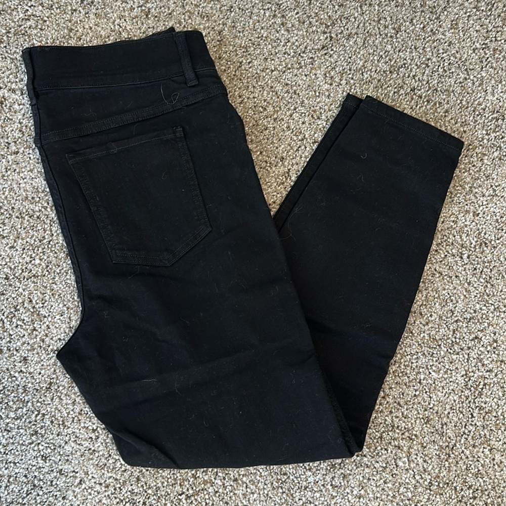 SPANX Black Skinny Jeans, Size Large Petite, NWT